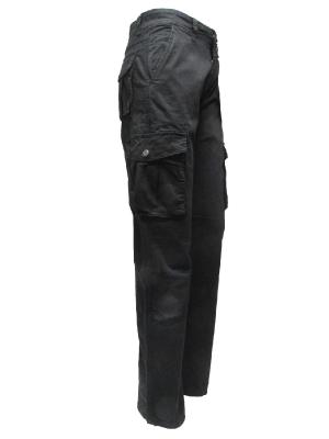 Pantalon Noir décontracté Homme Femme Style Baggy Cargo de Travail
